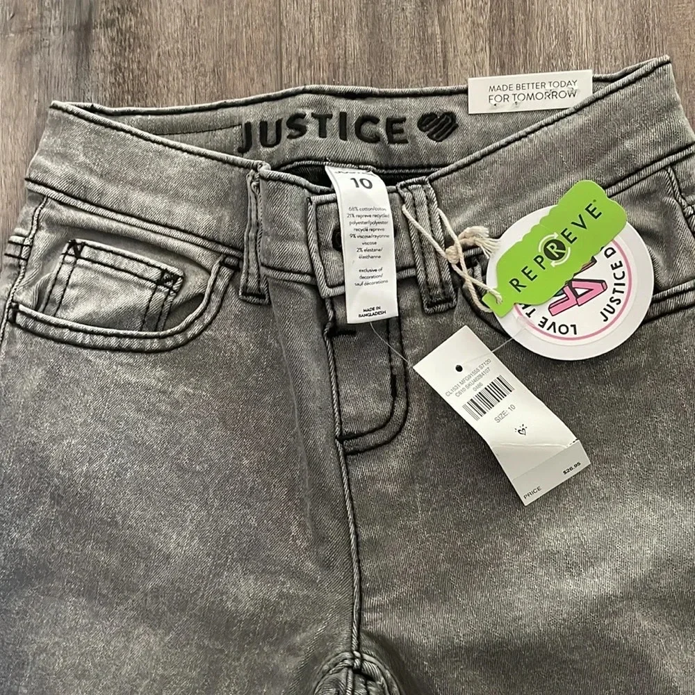 Justice stretch denim